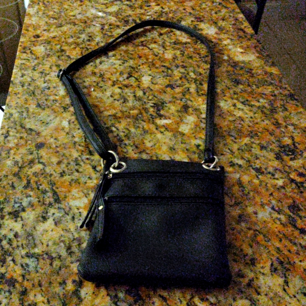 Leather crossbody